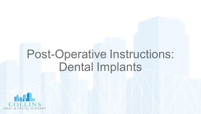 Post op Instructions Implants